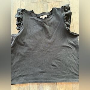 Women’s Stella + Ginger Ruffle Tank Sleeve Shirt